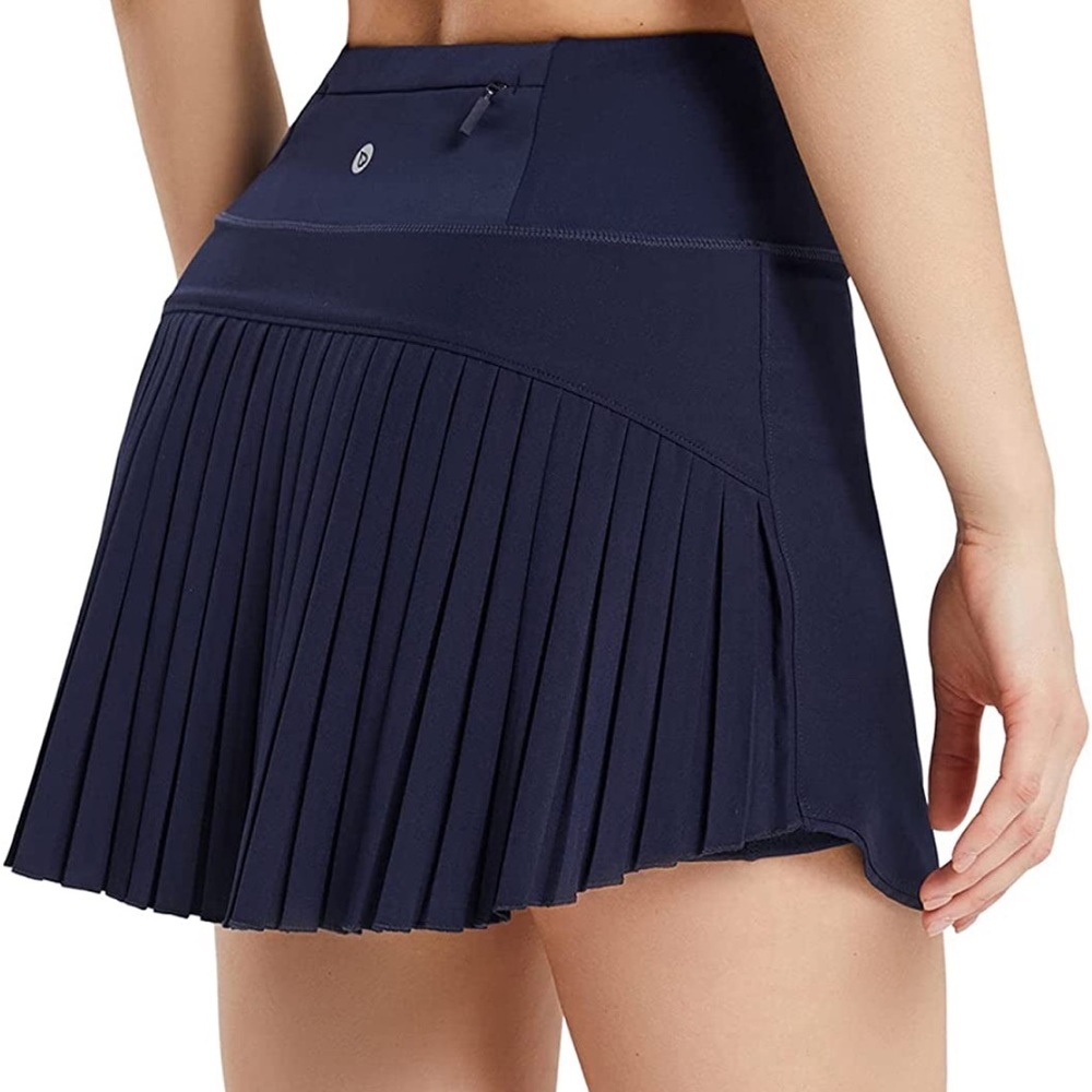 In Stock- BALEAF Women's Pleated Tennis Skirts High Waisted Lightweight